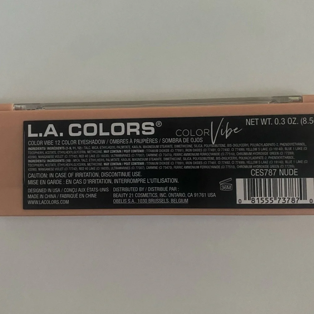 L.A. Colors Nude Eyeshadow Palette - Brown Shades